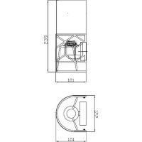 Настенный светильник Maytoni House Messina Льняной Золото арт-H223-WL-01-G — фото 3, Бра