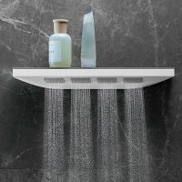 Товар: Боковой душ Hansgrohe Rainfinity с полкой Хром арт-26243000 - фото 3 Боковой душ Hansgrohe Rainfinity с полкой Хром арт-26243000 — фото 3, Верхние души