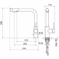 Товар: Смеситель для кухни Aquatek Европа Черный матовый арт-AQ1386MB - фото 6 Смеситель для кухни Aquatek Европа Черный матовый арт-AQ1386MB — фото 6, Смесители для кухни