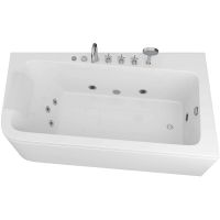 Акриловая ванна Grossman 170х95 с гидромассажем арт-GR-17095-1R — фото 1, Акриловые ванны