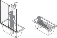 Акриловая ванна Jacob Delafon Capsule 120x80 без гидромассажа арт-E6D122-00 — фото 4, Акриловые ванны