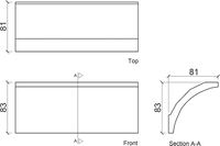 Товар: Карниз гибкий Европласт 1.50.165 2000x83x81 мм арт-1.50.165 (гибкий) - фото 3 Карниз гибкий Европласт 1.50.165 2000x83x81 мм арт-1.50.165 (гибкий) — фото 3, Карнизы