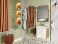 Товар: Тумба под раковину Aquaton Сканди Doors 55 Белый глянец, Дуб рустикальный арт-1A278801SDZ90 - фото 9 Тумба под раковину Aquaton Сканди Doors 55 Белый глянец, Дуб рустикальный арт-1A278801SDZ90 — фото 9, Тумбы под раковину