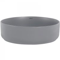 Раковина-чаша Abber Bequem 40 Серая матовая арт-AC2109MG — фото 3, Раковины накладные