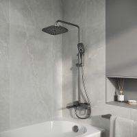 Душевая система Grossman Pragma Графит брашированный арт-500.K35.03.420 — фото 7, Душевые стойки