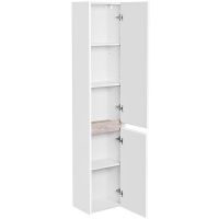 Шкаф пенал Aquaton Нортон 34 R подвесной Белый глянец арт-1A249403NT01R — фото 2, Пеналы для ванной комнаты