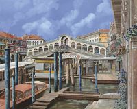 Фреска Ortograf Венеция 11439 Фактура бархат FX Флизелин (3,4*2,7) Разноцветный, Город арт-11439 (бархат FX) — фото 2, Фрески