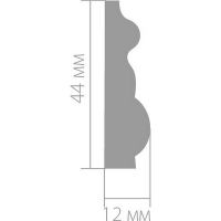 Молдинг Ultrawood 2440x44x12 мм арт-U 008 — фото 3, Молдинги