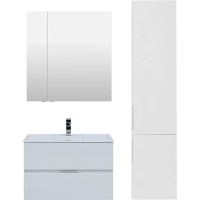 Зеркальный шкаф Aquanet Алвита 80 R Белый арт-235342 — фото 4, Зеркальные шкафы в ванную