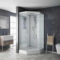 Душевая кабина Niagara Premium 100x100 NG-6002-01D без гидромассажа арт-60020114D — фото 2, Душевые кабины