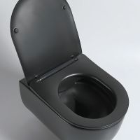 Унитаз Vincea Evo подвесной Черный матовый с сиденьем Микролифт арт-VT1-34SMB — фото 4, Подвесные унитазы
