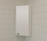 Подвесной шкаф 1MarKa Story 42П R угловой Белый глянец арт-У99318 — фото 2, Шкафы для ванной