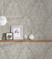 Обои AS Creation New Life Винил на флизелине (0,53*10,05) Серый, Дамаск арт-37681-4 — фото 3, Обои для стен