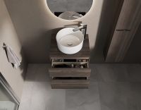 Тумба под раковину Roca Victoria 60 подвесная Городской дуб арт-A857468402 — фото 8, Тумбы под раковину