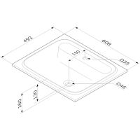 Раковина AM.PM Func 60 Белая матовая арт-M8FWPC0600WM — фото 5, Раковины встраиваемые сверху