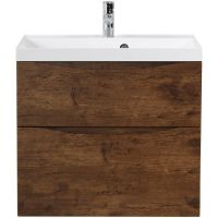 Тумба под раковину BelBagno Marino 70 подвесная Rovere Moro арт-MARINO-H60-700-2C-SO-RW-P — фото 1, Тумбы под раковину
