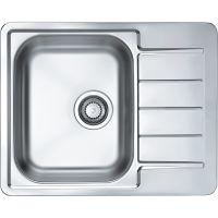 Кухонная мойка Alveus Line 110 NAT 90 FI 615x500 Натуральная сталь арт-1122317 — фото 1, Кухонные мойки