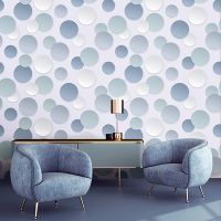 Обои Andrea Rossi Gallinara Винил на флизелине (1,06*10,05) Серый/Зеленый/Белый, Абстракция/Геометрия арт-54311-5 — фото 2, Обои для стен