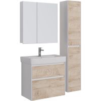 Товар: Тумба под раковину Lemark Combi 80 подвесная Дуб кантри Белый глянец арт-LM03C80T-dub - фото 6 Тумба под раковину Lemark Combi 80 подвесная Дуб кантри Белый глянец арт-LM03C80T-dub — фото 6, Тумбы под раковину