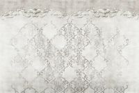 Фреска Ortograf Splendo 31749 Фактура флок FLK Флизелин (4*2,7) Белый/Серый, Вензель арт-31749 (флок FLK) — фото 2, Фрески