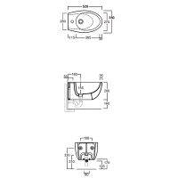 Биде Simas Bormio подвесное Белое арт-BR19bi*1 — фото 3, Биде подвесные
