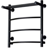 Электрический полотенцесушитель Тругор ПЭК 5П СП 60x50 с полкой Черный арт-Пэксп5П/6050черныйВГП — фото 2, Электрические полотенцесушители