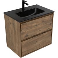 Тумба под раковину Aquanet Милан 70 подвесная Дуб рустикальный арт-336378 — фото 4, Тумбы под раковину