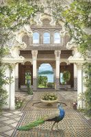 Фреска Ortograf Восток 10645 Фактура бархат FX Флизелин (1,8*2,7) Разноцветный,Птицы/Пейзаж арт-10645 (бархат FX) — фото 2, Фрески