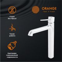 Смеситель для раковины Orange Karl Хром арт-M05-121cr — фото 2, Смесители для раковины