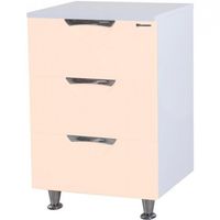 Тумба Bellezza Лагуна 60 Бежевая Белая арт-4632109140071 — фото 1, Комоды и тумбы для ванной комнаты