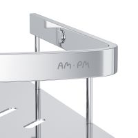Товар: Полка корзина AM.PM Sense L угловая Хром арт-A7454100 - фото 5 Полка корзина AM.PM Sense L угловая Хром арт-A7454100 — фото 5, Полки для ванной и душа