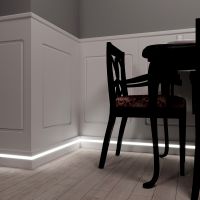 Товар: Плинтус Evrowood 2000x100x16 мм арт-PN 101 led - фото 4 Плинтус Evrowood 2000x100x16 мм арт-PN 101 led — фото 4, Плинтуса напольные