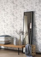 Обои Casadeco Rivage Винил на флизелине (0,53*10,05) Белый/Серый, Штукатурка арт-83989312 — фото 2, Обои для стен