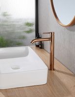 Смеситель для раковины Abber Wasser Kreis Розовое золото арт-AF8111RG — фото 2, Смесители для раковины