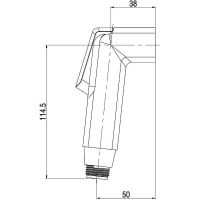 Гигиенический душ Orange OneLife Хром арт-OL01cr — фото 4, Гигиенические души