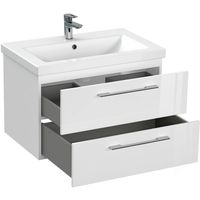 Тумба под раковину Cersanit Lara 70 подвесная Белая арт-64135 — фото 5, Тумбы под раковину