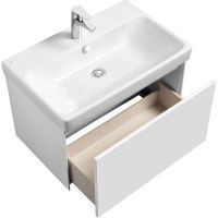 Тумба под раковину Aquaton Асти 70 подвесная Белая арт-1A263001AX2B0 — фото 3, Тумбы под раковину