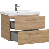 Товар: Тумба под раковину Cersanit Lara 60 подвесная Орех арт-64134 - фото 4 Тумба под раковину Cersanit Lara 60 подвесная Орех арт-64134 — фото 4, Тумбы под раковину