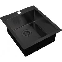 Кухонная мойка ZorG Light Grafit Графит арт-ZL R 450510 GRAFIT — фото 1, Кухонные мойки