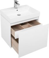 Тумба с раковиной Aquanet Йорк 70 подвесная Белый глянец арт-212592 — фото 4, Тумбы с раковиной