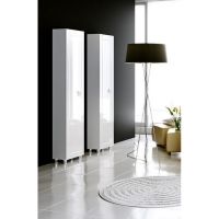 Шкаф пенал Aqwella 5 Stars Инфинити 45 Белый арт-Inf.05.45 — фото 2, Пеналы для ванной комнаты