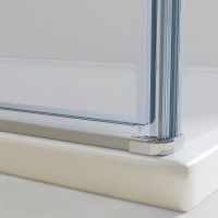 Душевой уголок Vincea Extra 100х100 профиль Хром стекло прозрачное арт-VSR-1E901010CL — фото 3, Квадратные душевые уголки