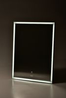 Зеркало Sintesi Kanto 60 с подсветкой Хром матовый с сенсорным выключателем арт-SIN-SPEC-KANTO-CROMO-60 — фото 7, Зеркала в ванную комнату