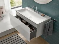 Тумба под раковиной Emco Vanity Units 120 подвесная Белая глянцевая арт-9583 274 21 — фото 3, Тумбы под раковину