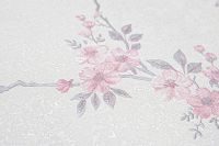 Обои Solo Sakura Винил на флизелине (1,06*10) Белый/Розовый, Цветы арт-SL8666-21 — фото 3, Обои для стен