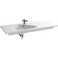 Раковина Jacob Delafon Nouvelle Vague 121 Белая глянцевая арт-EXAP112-Z-00 — фото 1, Раковины встраиваемые сверху