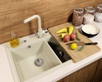 Товар: Кухонная мойка Florentina Липси-820 Капучино арт-20.370.E0820.306 - фото 2 Кухонная мойка Florentina Липси-820 Капучино арт-20.370.E0820.306 — фото 2, Кухонные мойки