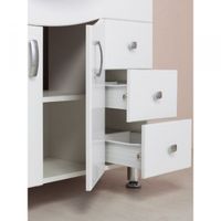 Тумба под раковину Onika Эльбрус 82 R Белая арт-108202 — фото 3, Тумбы под раковину