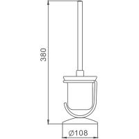 Товар: Ершик для унитаза Haiba Хром арт-HB910 - фото 2 Ершик для унитаза Haiba Хром арт-HB910 — фото 2, Ершики для унитаза