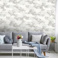 Обои Solo Maps Винил на флизелине (1,06*10) Серый, Мрамор арт-E800405 — фото 2, Обои для стен